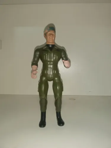 BONECO CORONEL TRAUTMAN SÉRIE RAMBO GLASSLITE ANOS 80