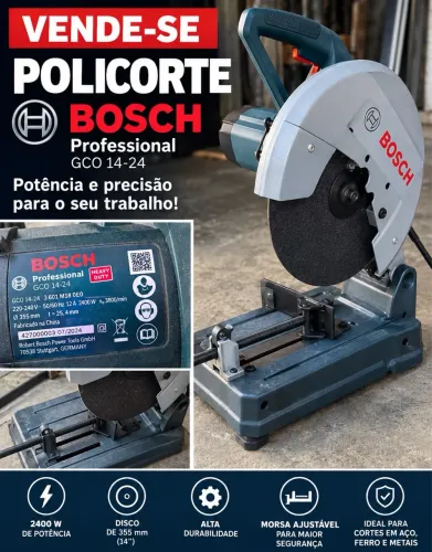 VENDE-SE ? POLICORTE BOSCH Bosch Professional GCO 14-24 - Heavy Duty