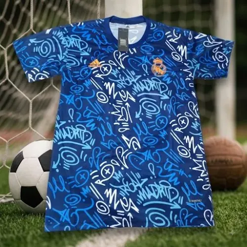 Camisa Time Real Madrid Graffiti Masculina