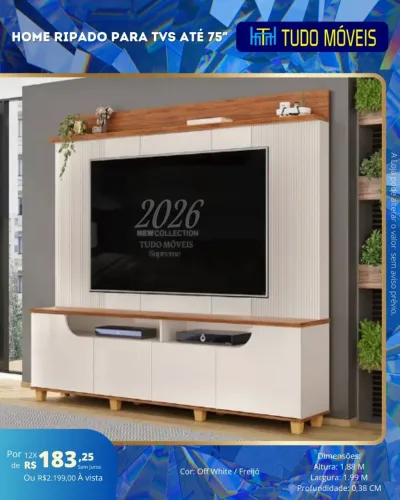 Home Ripado Para tvs Até 75"