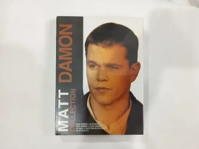 Dvd Matt Damon Collection Box com 4 Filmes - Original - Lacrado 
