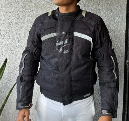Jaqueta Texx Kraken Original com Proteções Tam L para motociclistas