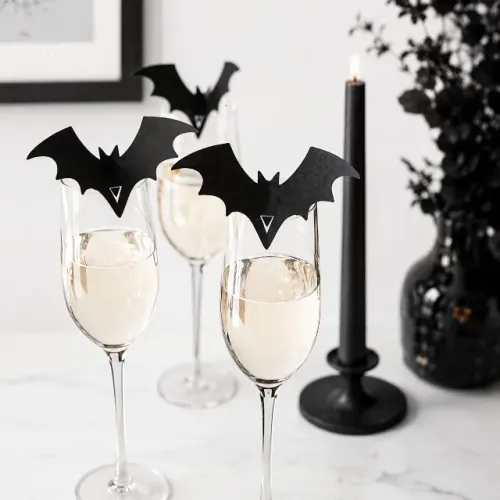 Acessório toppers para copo , taça halloween 20 unidades