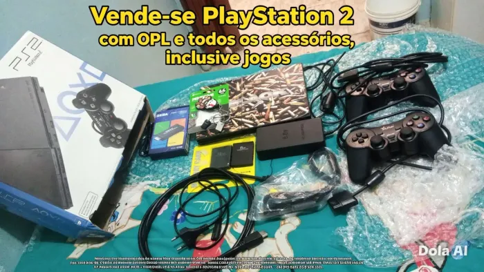 Playstation 2 novinho com tudo eOPL