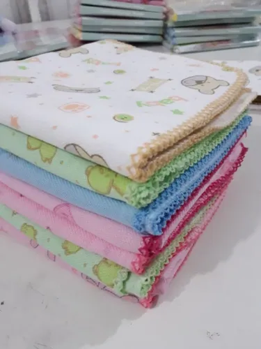 Kit fraldas de pano com crochê