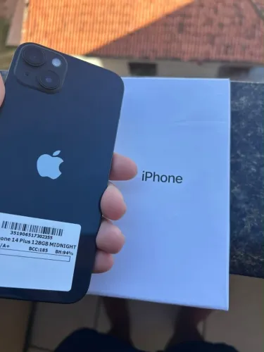 iPhone 14 Plus 128GB, aparelho novo e sem uso