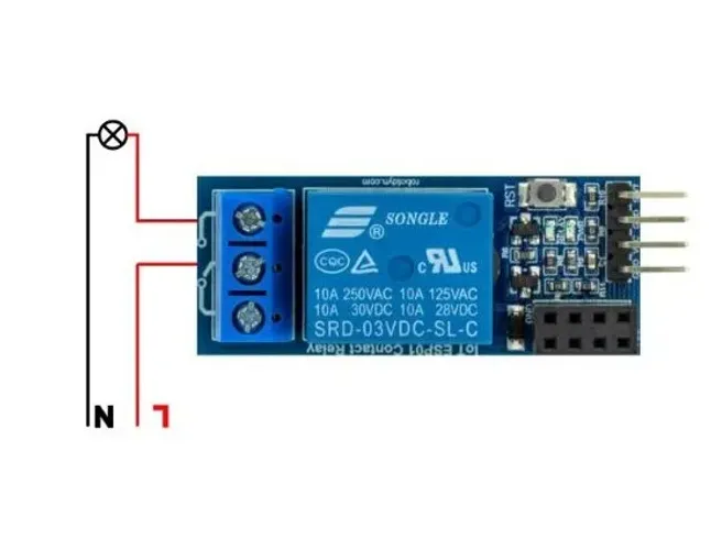 Relé 3v 1 Canal Módulo Arduino Automação Robotica COD-AM186  