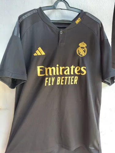 Camisa Real madrid 1:1 2023-2024 preta