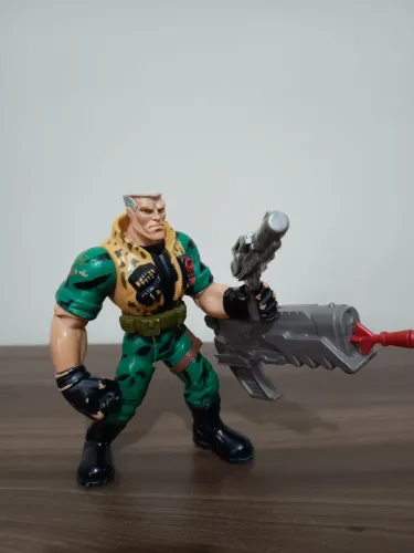 Boneco pequenos guerreiros Major Chip Hazard 1998 da Hasbro 