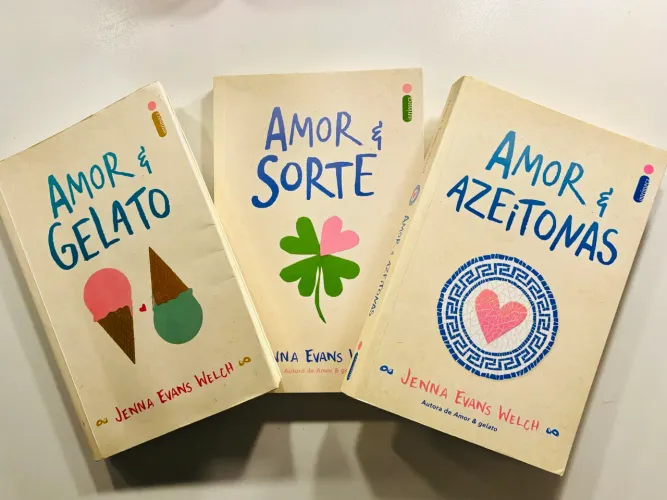     Trilogia Amor & Gelato + Amor & Sorte + Amor & Azeitonas