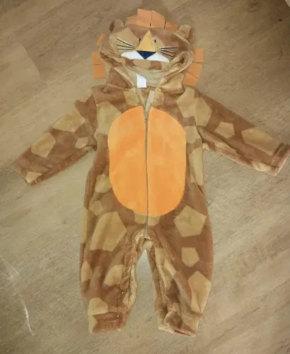Macacão Tip Top Leão fleece tamanho 1