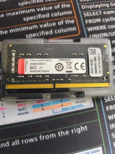 Memória RAM DDR4 para notebook 16GB Hyperx 