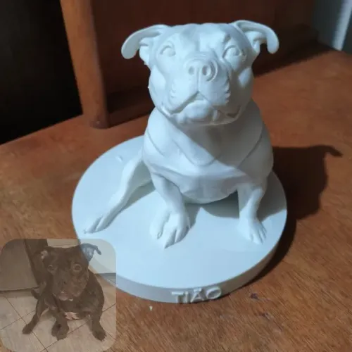 seu pet em peça 3d
