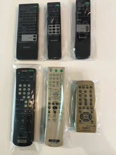 controle remoto Sony para dvd / áudio  (valor da unidade ) a partir de 100 reais 