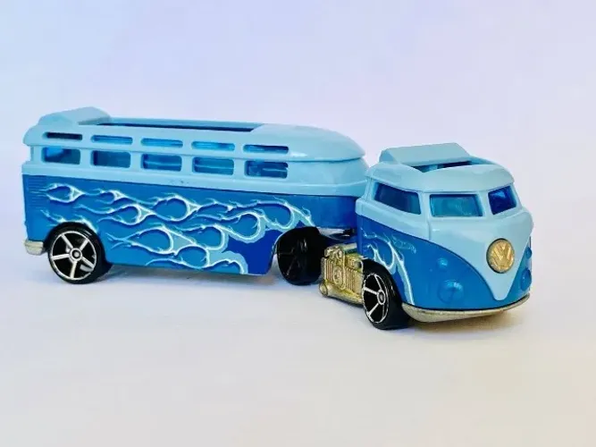 Miniatura Kombi Hot Wheels Custom VW Hauler 2015 Track Stars Haulers 1ª Ed. Esc. 1/64