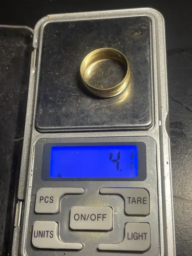 Aliança ouro 18 k