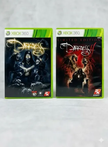 Jogos The Darkness 1 e 2 para Xbox 360 usados.