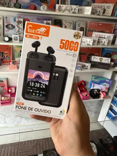 Power Bank + fone Bluetooth