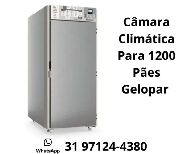 Câmara Climática para 1.250 Pães Gelopar