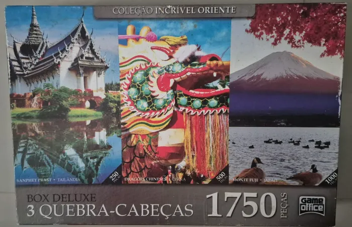 Jogo quebra cabeça com 1750 peças