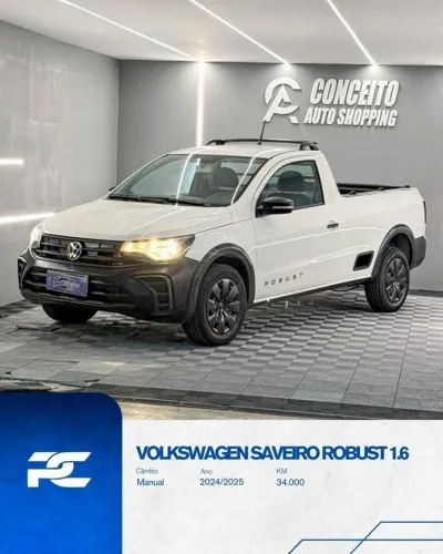Volkswagen Saveiro Robust 1.6 Total Flex 8V 2025