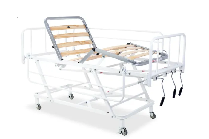 Cama Hospitalar Manual Fowler Evolution Fit com elevação Grades Pilati - ate 150 kgs 