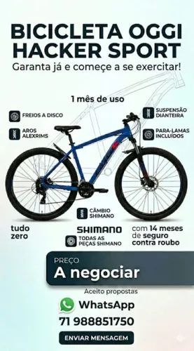 Bicicleta oggy hacker Sport