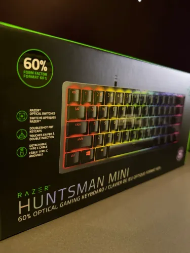 Teclado Razer Huntsman Mini (NOVO) - Gamer, Óptico-Mecânico