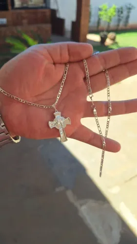 Corrente + pingente em prata 925 NOVA ,220,00 NÃO ENTREGO