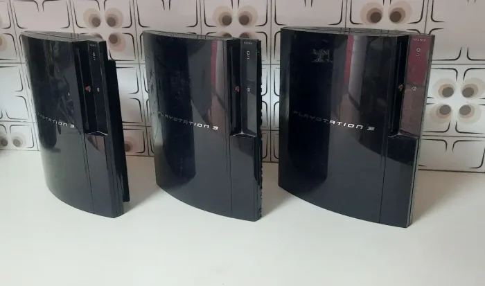 Playstation 3 fat de 4 usb raro com defeito 