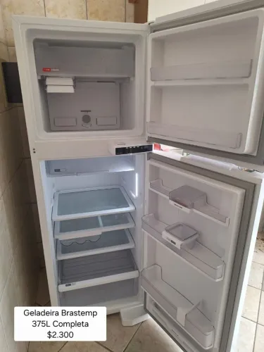Geladeira Brastemp Frost Free Duplex 375l Branco compartimento Fresh Zone BRM44HB
