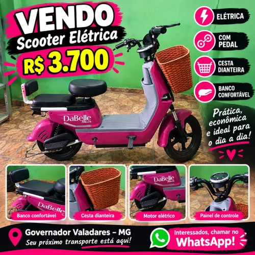 Vendo bicicleta elétrica