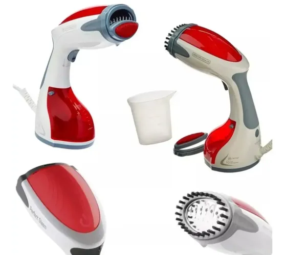 BLACK+DECKER Vaporizador de Roupas Portátil BDV2000V 1200W Vermelho