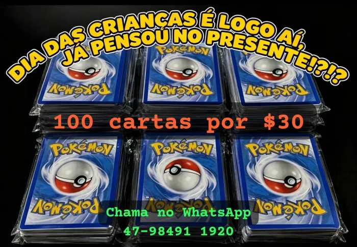 Dia das crianças Pokémon