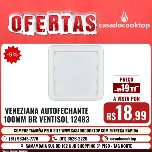 VENEZIANA AUTOFECHANTE 100MM BR VENTISOL