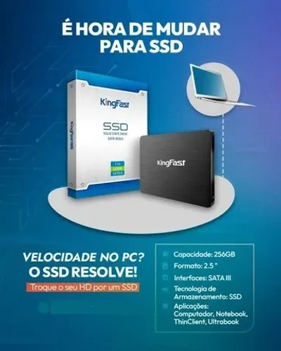 SSD Kingspec 120GB Novo e Lacrado - Entrega Domicílio