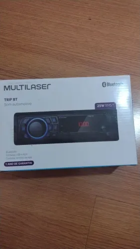 Som automotivo Multilaser - nunca usado novo