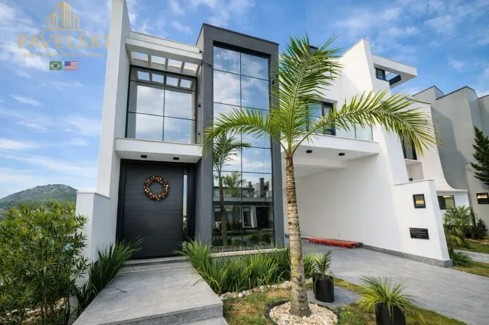 Garden Condomínio Clube - Casa Nova 3 Dorm em Condomínio Fechado, Área Gourmet e Espaço pa
