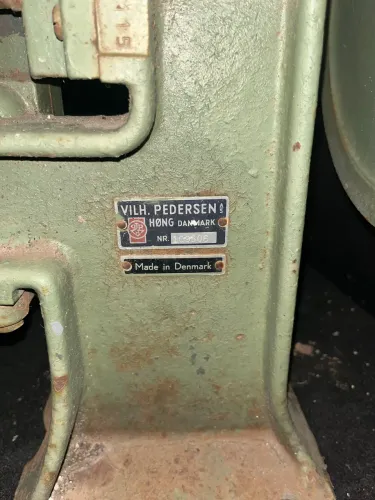 Peça de máquina de costura vintage Vilh. Pedersen