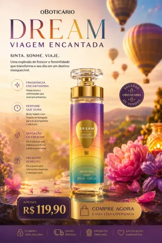Body Splash Dream Viagem Encantada 200ml 