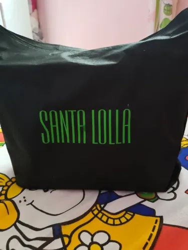 Bolsa Santa Lolla croco original cinza 