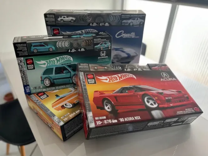 Coleção Lego Hot Wheels - 4 caixas lacradas
