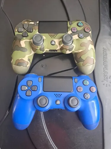 Controle de ps4 edição especial 200$ azul 170$ camuflado