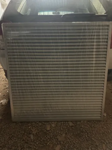 2 Grelhas de saída de ar 1m x 1 m de alumínio