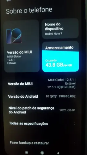 Redmi note 07