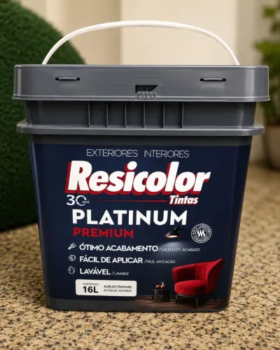 Tinta Resicolor Branco Semi Acetinado