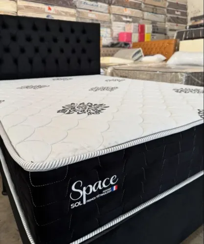 Conjunto Cama Box Solteirão Space Pronta Entrega