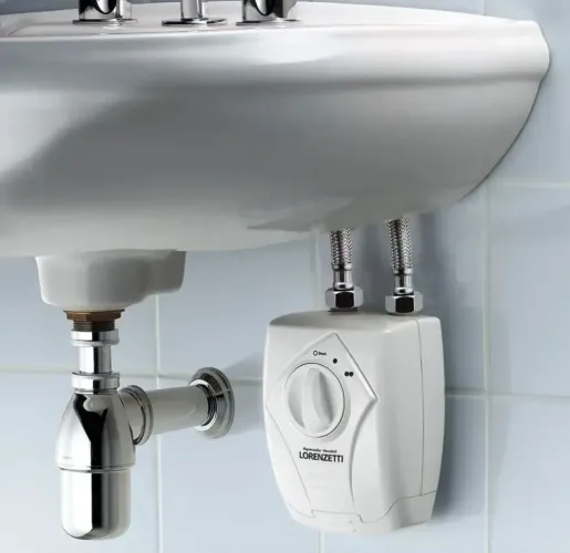 Aquecedor versatil 3 temperaturas Lorenzetti cor branco para pias e lavatórios 127v 5500w