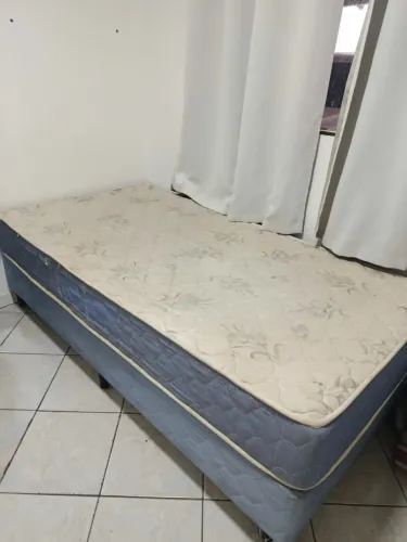 Cama box solteiro king semi ortopédica