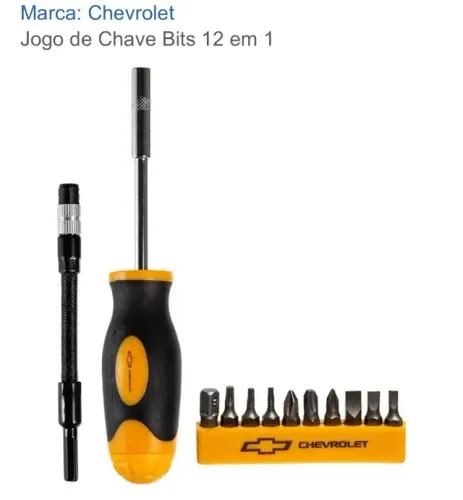 Jogo de Chave Bits 12 em 1
